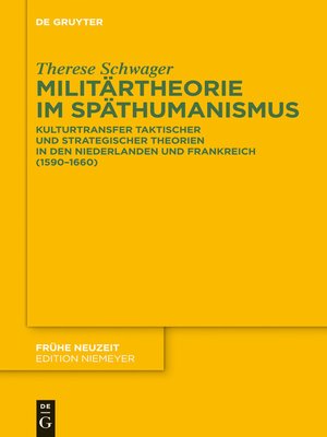 cover image of Militärtheorie im Späthumanismus